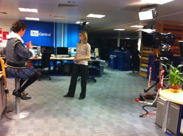 Facing down the ITV cameras