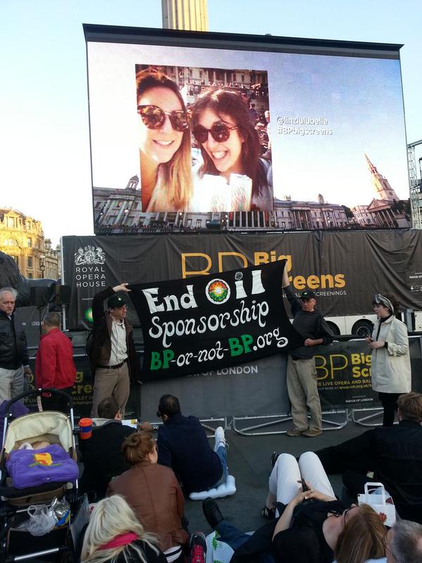 BP Big Screen protest