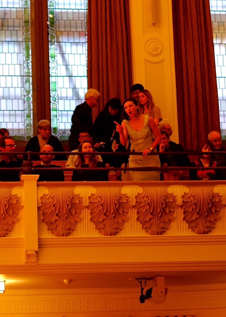 Ramira and Juliet - Juliet pleads with Ramira to break up with BP. Photo by Hugh Warwick. Cropped version.