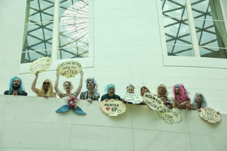 'Cities are better when they are wetter, mermaids agree!' Photo by Kristian Buus