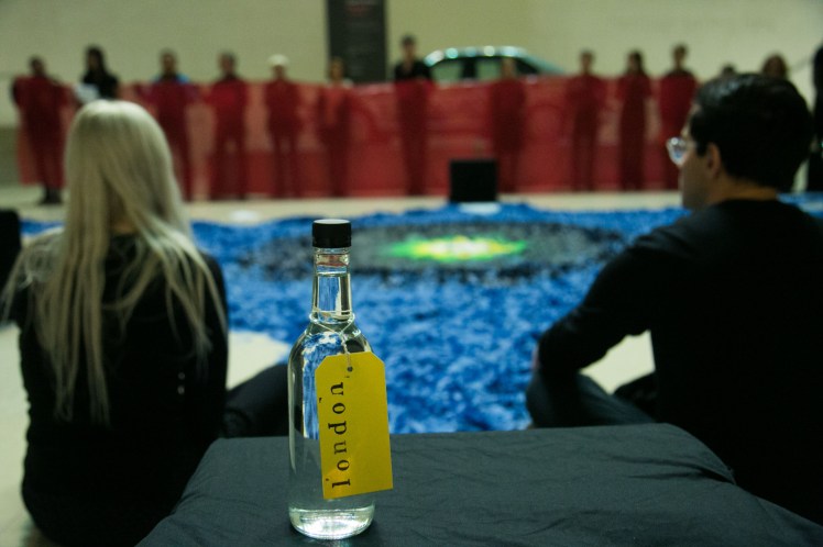 Climate Activists Stage A Performance At The British Museum In Protest Against The Oil Company's Sponsorship Of the Museum